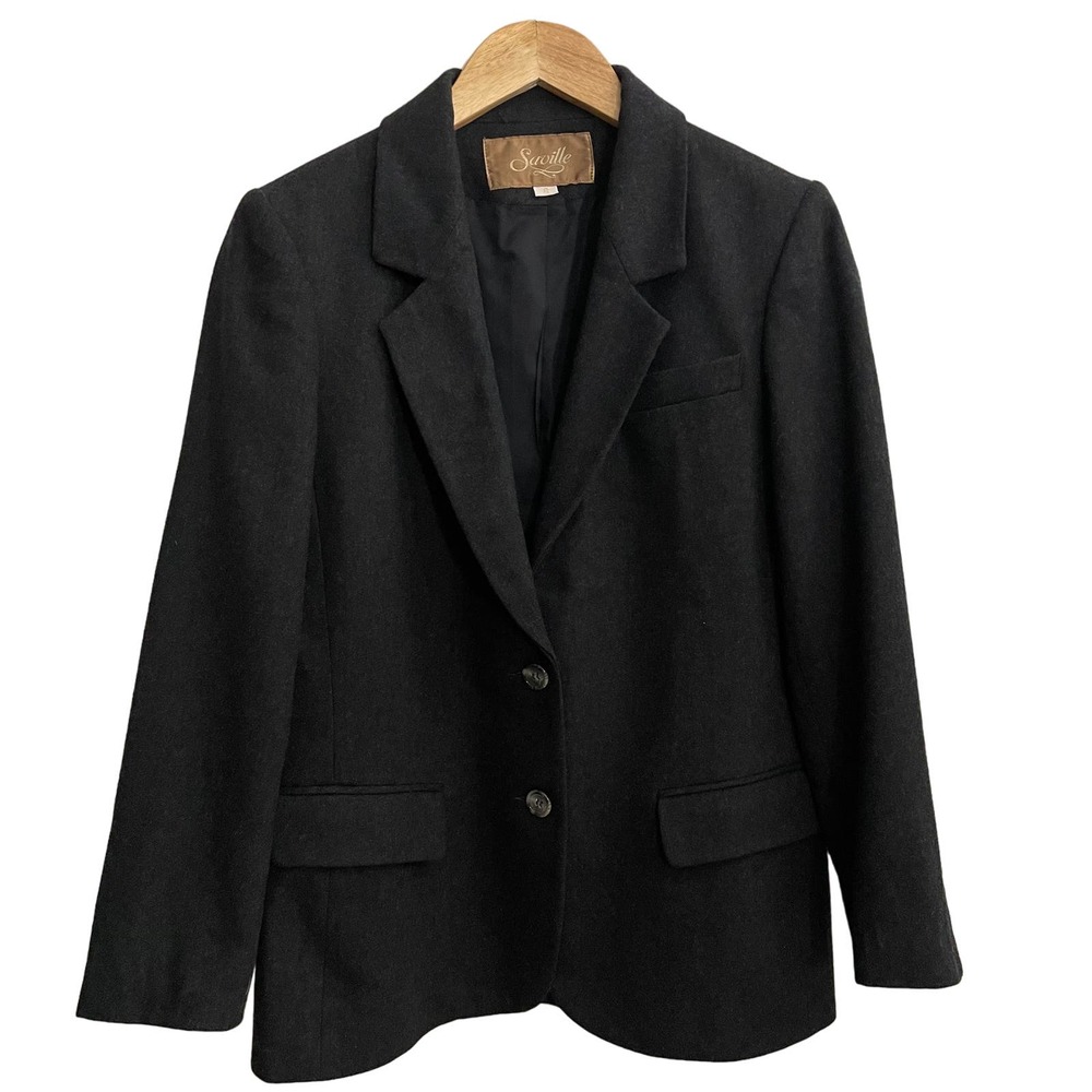 Saville Vintage Wool Blend Blazer Size 8